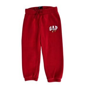 GAP x DISNEY 2024 KIDS MICKEY MODERN RED SWEAT PANT SIZE TODDLER 2 YEARS